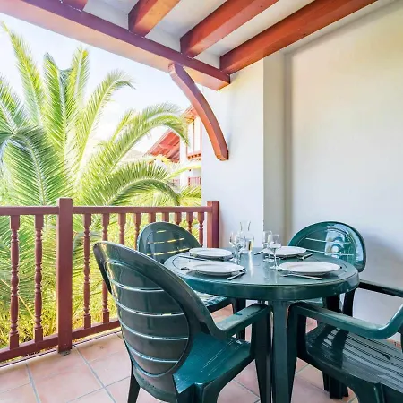 Coquet Avec Piscine Et Balcon A Ciboure, Proche Golf De La Nivelle - Fr-1-4-480 דירה סיבור
